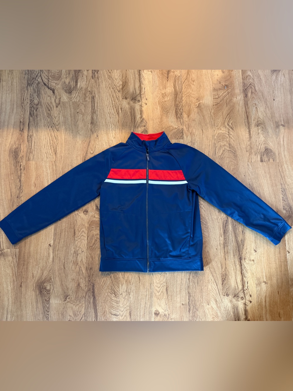 Boys Athletic Works Navy Jacket Size 14-16